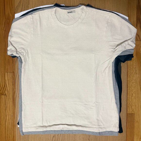 Yuma Hemp Cotton Classic Tee in Salt - Picture 3 of 3